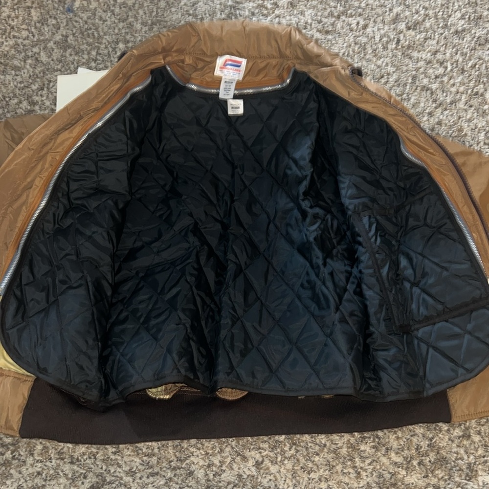 Hondaline 1970s DuPont Nylon Vintage Bomber Jacket NWT - Picture 11 of 13